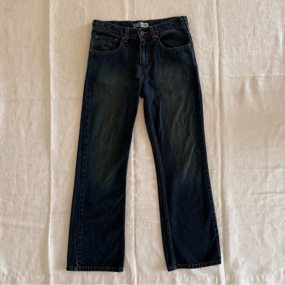 Levi’s Signature Bootcut Jeans‎ Girls 16 Regular Dark Wash Denim